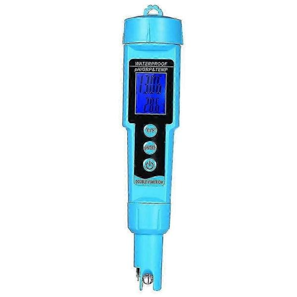 Professionel 3-i-1 pH/ORP/temperaturmåler Vanddetektor Multiparameter Digital LCD Tri-måler Multifunktionel