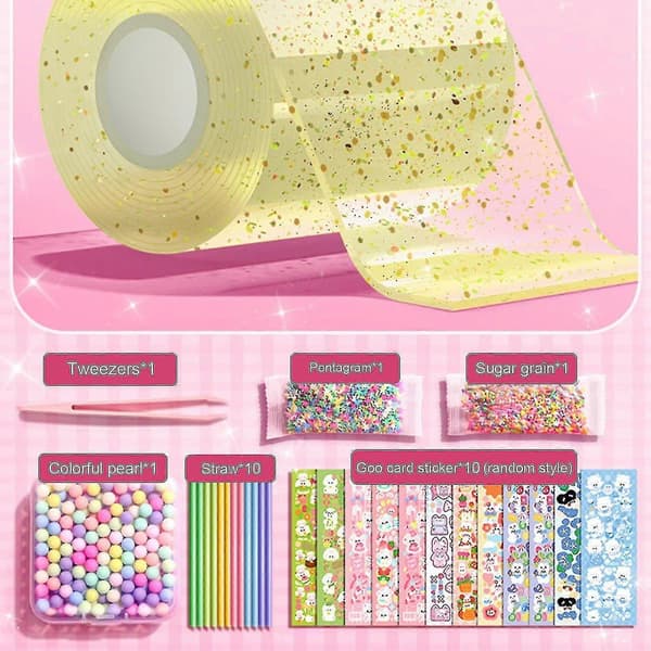 Nano Tape Bubble Kit, Nano Tape Bubbles, Nano Bubble Tape, 100% Ny Yellow