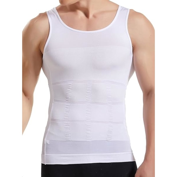 Tanktop Gynækomasti Kompression Skjul bryster Mænd Shapewear Moobs Flader hele maven Forfiner taljen og skjuler kurver