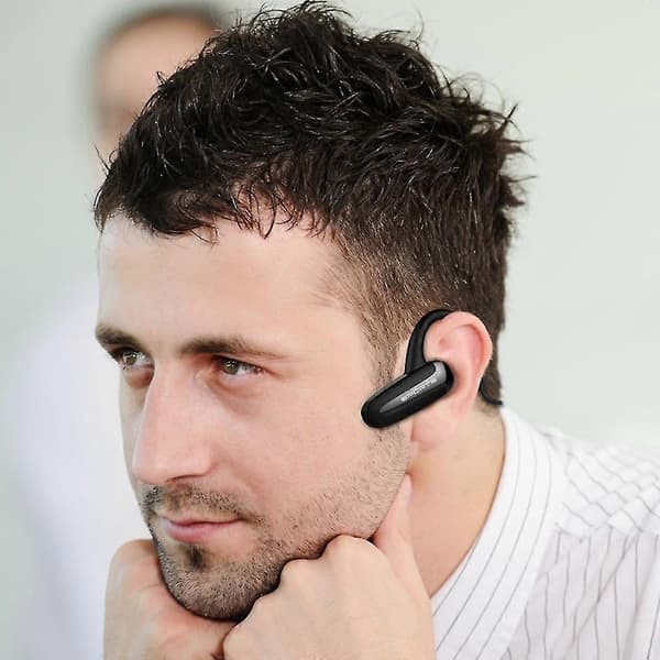 Trådløst headset Bluetooth-kompatibel øretelefon til sport, gaming, nyd musik