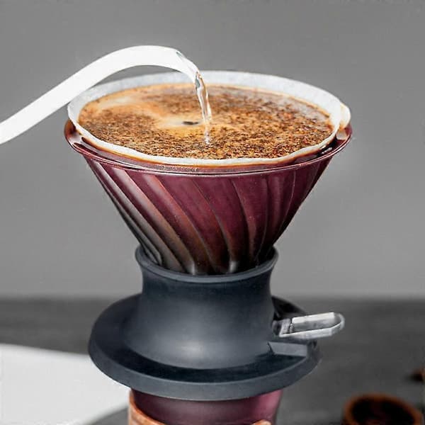 Keramisk Immersion Dripper Switch Pour-Over Kaffedroppset med Gradientfärgad Delningskanna Immersion-stil Bryggning