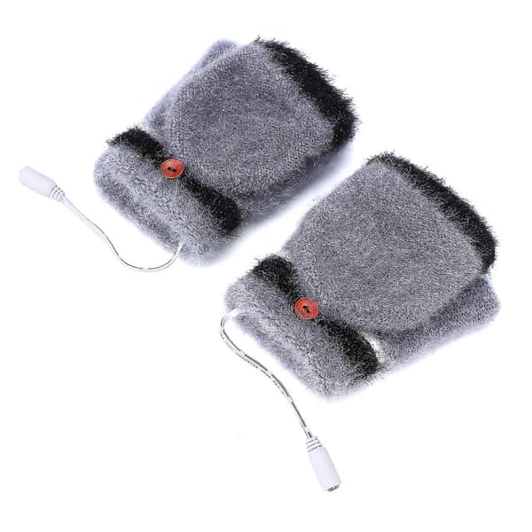 Fingerlösa uppvärmda handskar datorvärmare, USB-driven artritlindring, vintervänlig