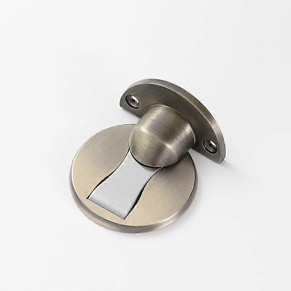 Magnetisk dørstopper, dørstopper støttelås metalldørstopper, 304 rustfritt stål kraftig (5 stk, bronse)