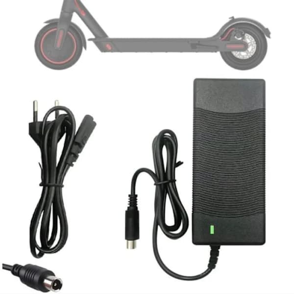 Lader – 42V 2A for M365 og Ninebot – Rask og trygg lading M365/Pro/1S/Pro2/Essential/3