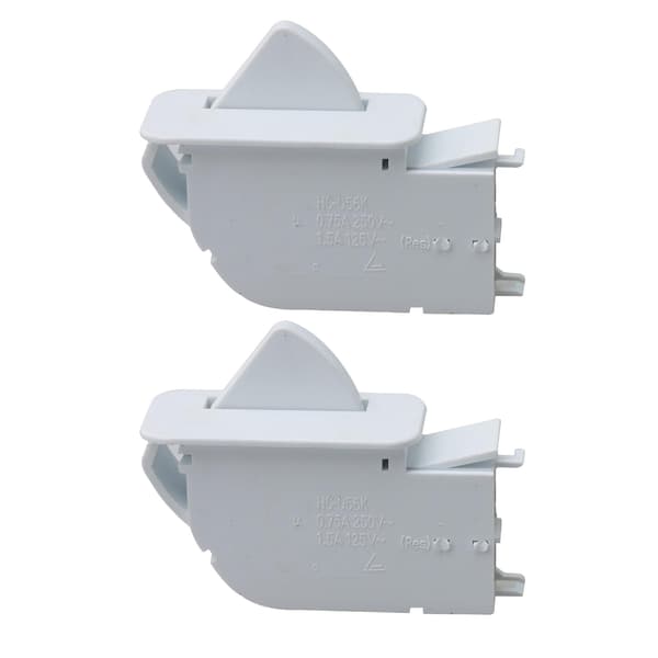 2 stk. erstatning for PS3529268 køleskabsdør trykknapkontakt