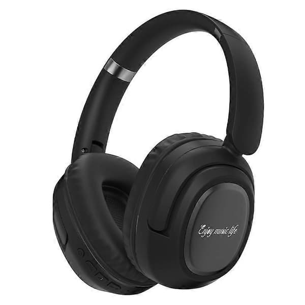 BH900 Stereo Hodebåren Støyreduserende Trådløs Bluetooth Hodetelefon Black