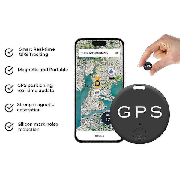 Mini Magnetisk GPS-Tracker Realtid Bil Lastbil Køretøj SMS Lokator GSM GPRS GF10, 50% Tilbud-FPJ23