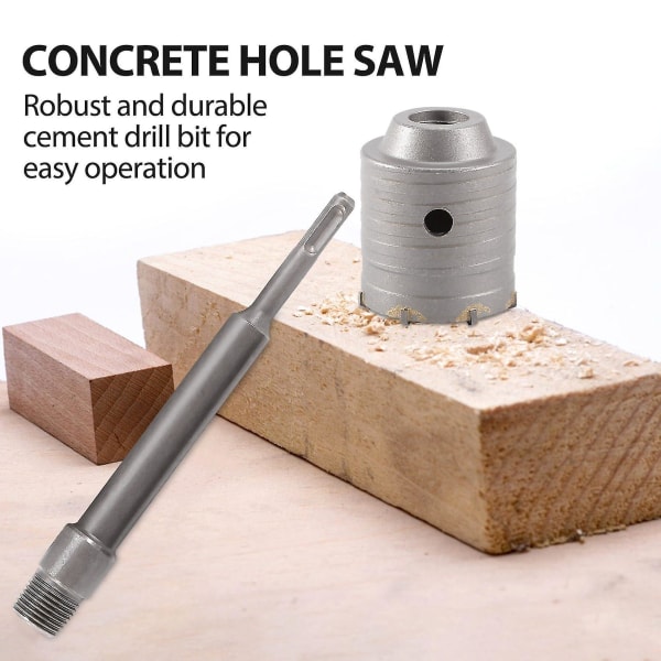Betongsatser Sds Plus Vägghålsskärare cementborrsatser (30, 40, 60 mm), med 220 mm anslutning
