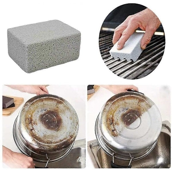 4-pack Grillrengöringssten Block Grillrengöringssten För BBQ Grillplatta Platt Topp
