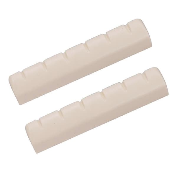9X 2x Gitar Slotted Nut for Akustisk 6-strengs Gitar Tilbehør i Tre