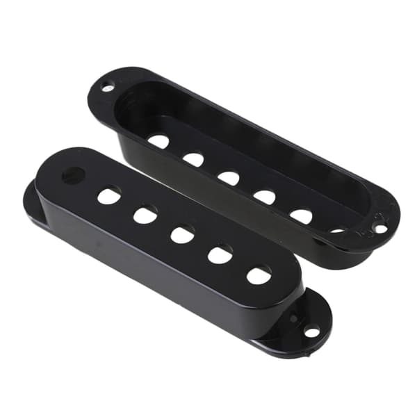 20 STK. Elguitar Single Coil Pickup-dæksler 50/52/52mm Sort