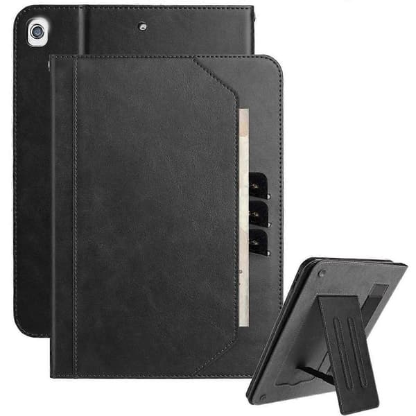 Multifunktionelt Læderarmbåndsetui til Smart Tablet [C] Sort Black For iPad Air / Air 2 / 9.7 2018/2017