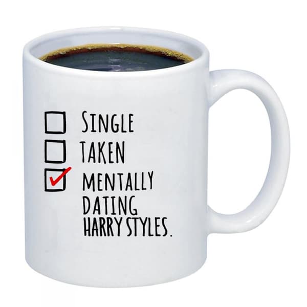 Harry Styles kaffemugg Frukostmugg Rolig kaffemugg 33 cl Inspirerande A