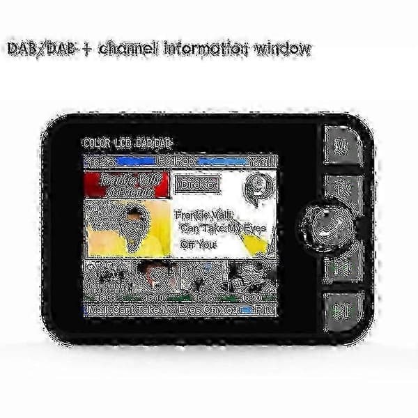 DAB-radio mottaker i bil stereo lyd digitalt signal kringkasting adapter DAB+ antenne Bluetooth-kompatibel MP3 FM-sender js A-Bien1041