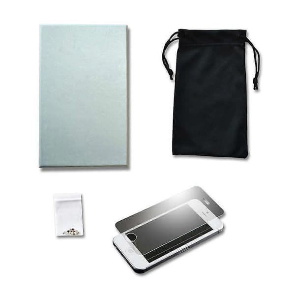 Glamour Series 3D Bling Crystal telefonveske til iPhone 5 - Floral Coco Bag Black