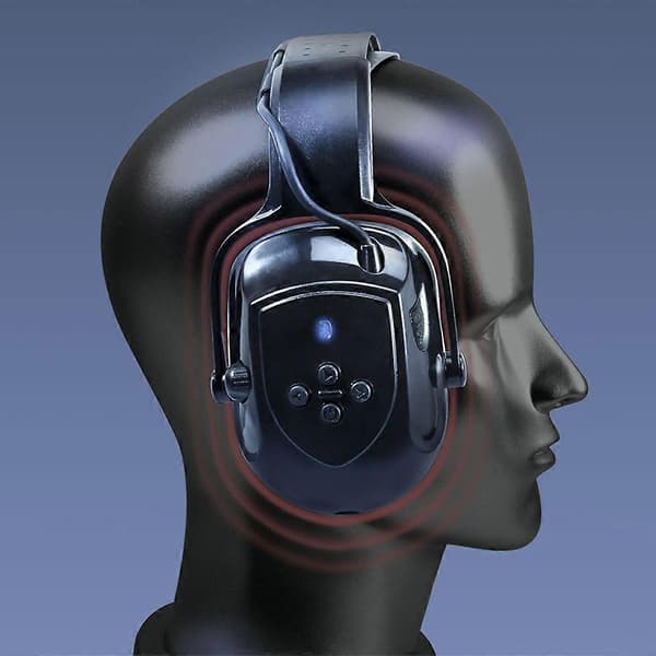 Bluetooth 5.0 Elektronisk Bluetooth Hørselvern Støyreduserende Øreklokke Black One Size