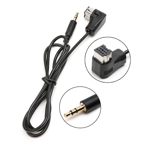 Car Radio Audio Aux Cable Mp3 Input Adapter For Pioneer Headunit Ip-bus