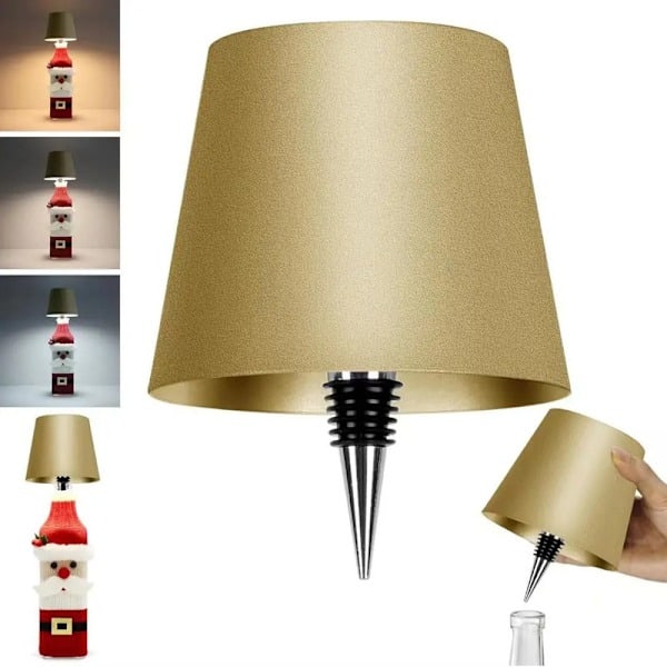 Langaton pullolamppu, RGB LED-pullolamppu, beige, keltainen beige yellow