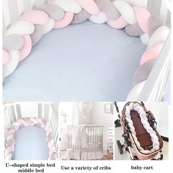 Enkelt sprinkelbeskyttelsestrekk, nyfødt baby, ideell reiseseng, baby fløyelpute, beige, 2M