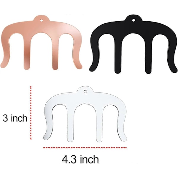 Musikklämmor - Metalliska sidhållare, bokklämma för läsning (3-pack bokklämmor)