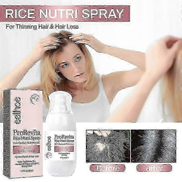 3 stk. Zephta H-Regrow 2.0, Zephta Hårgenvækst, Prorevita Ris Nutri Spray, til hår