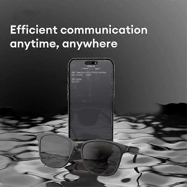 Hy C8 PRO Multifunktionella AI Bluetooth Smarta Glasögon, Trådlösa Hörlurar Ai White