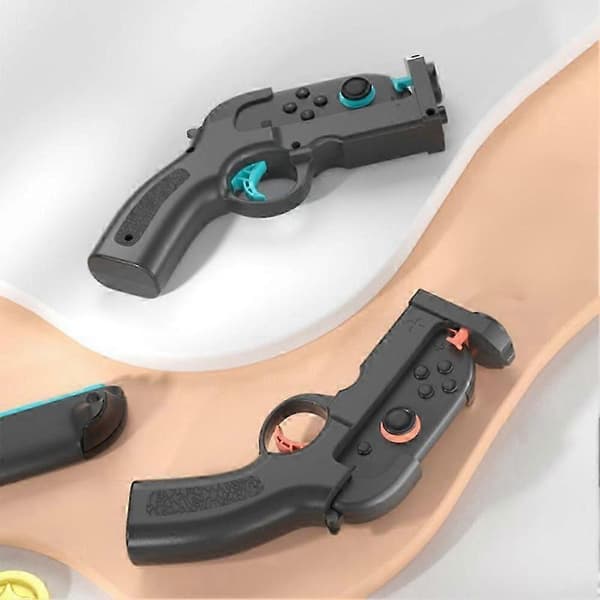 2 STK Skydespilspistol til Switch 2 Venstre og Højre Controller Skydepistol Håndgreb til NS2 Gaming Tilbehør