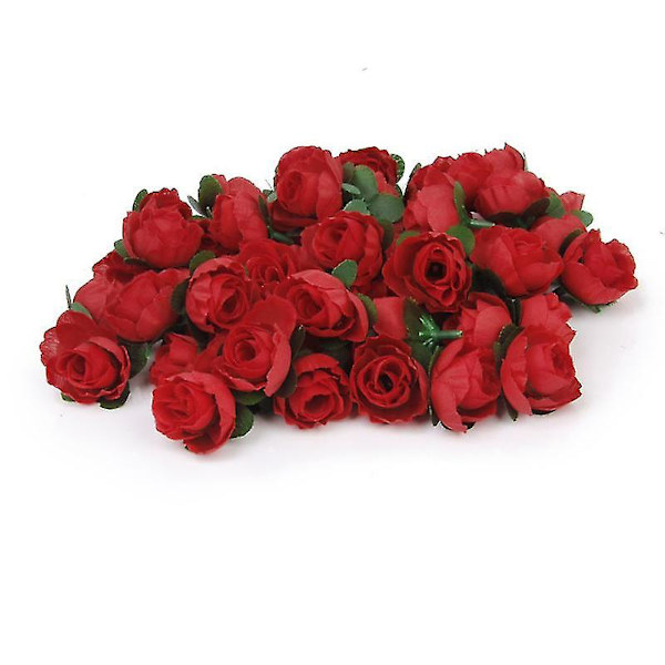 50 st 3 cm rosblommor
