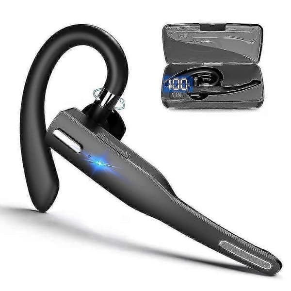 Trådløst Bluetooth-øretelefon Bluetooth 5.1 Trådløst headset med opladningsetui til kontorbrug og kørsel