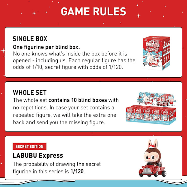 The Monsters Spännande Macaron Plyschdockor Figur Leksaker Blind Boxes Autentiska POPMART The Monsters Labubu Coca-Cola Plysch 1 Blind Box Figur Lek