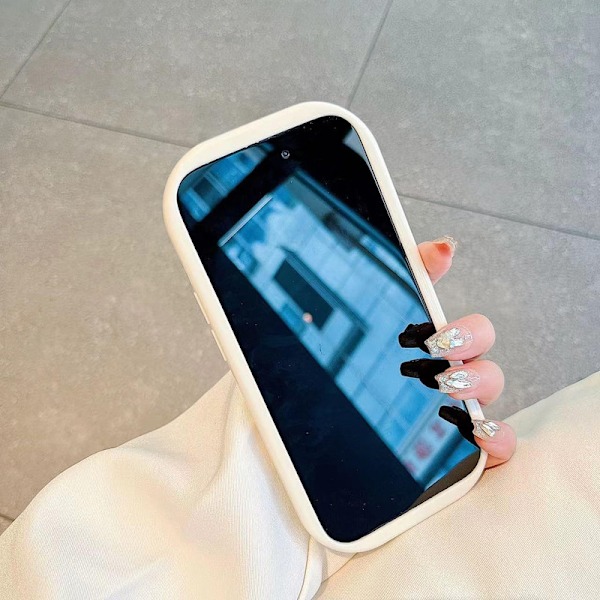 Kawaii iPhone-kotelo - Söpö Kissa Sarjakuva TPU Puhelinkotelo Ilmatyynyjalustalla Suunniteltu Tytöille ja Pojille iPhone 13 Pro