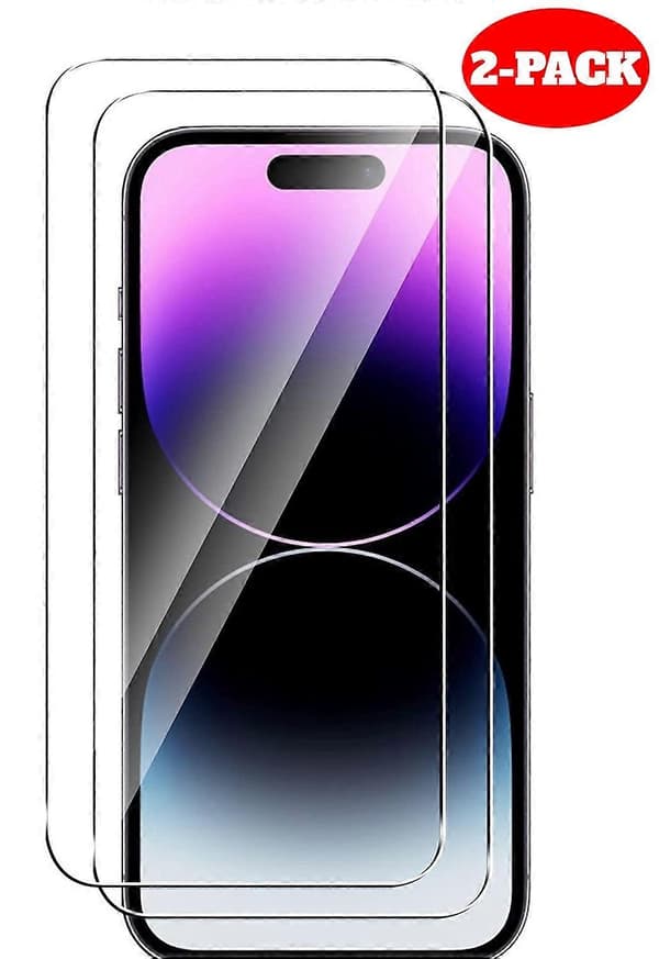 2-pack skärmskydd i härdat glas för iPhone 17/17 Pro