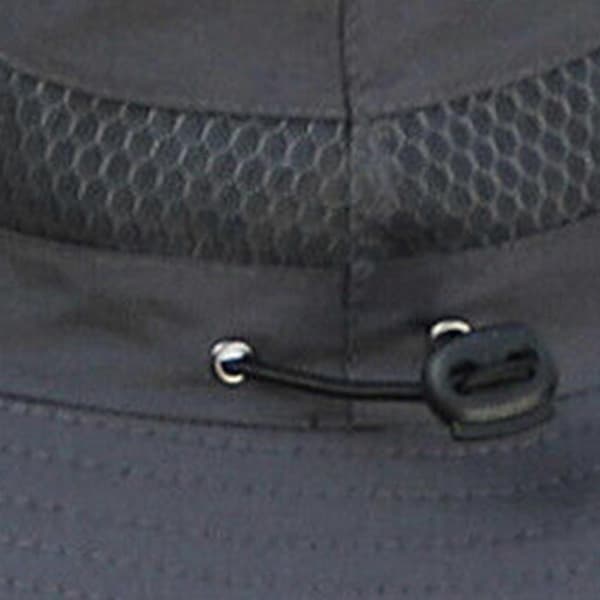 Utendørs solhatt med bred brem og 2 solcellevifter Solhatt med vifte Solcelle Black One Size