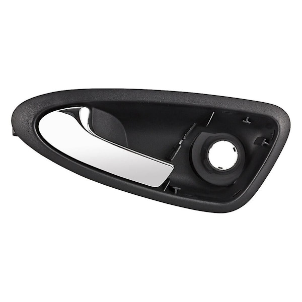 Vänster Framre Inre Dörrhandtag 6J0837113A 6J0837113K för Seat 2009-2017 Bilhandtag Krom Glans Dec BlackChrome Silver