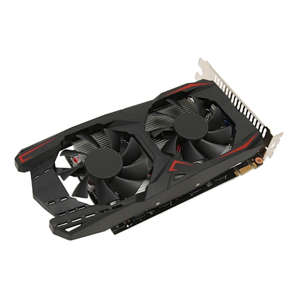 Dual Fan Näytönohjain 4GB DDR5 128bit Nopea Jäähdytys Matala Melu Videopeli Näytönohjain Siru Pöytätietokoneeseen GTX1050Ti 4GB DDR5 128bit 0.1