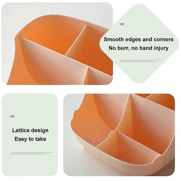 Makeup Multi Grid Organizer Kosmetisk Oppbevaringsboks Kontor Skrivebord Diverse Beholder Hjem Sminke Display Stativ