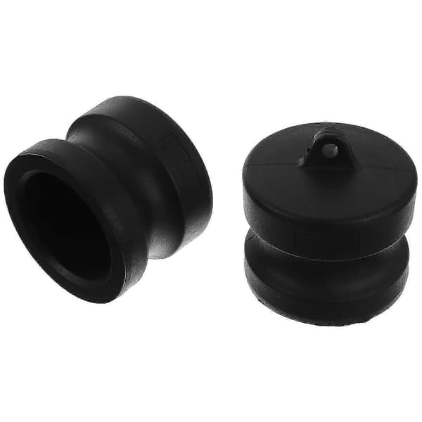 2st Camlock-koppling Camlock Dammskydd DP Typ Snabb Cam Lock Montering Pumpadapter 6.50X6.20X6.20CM Black