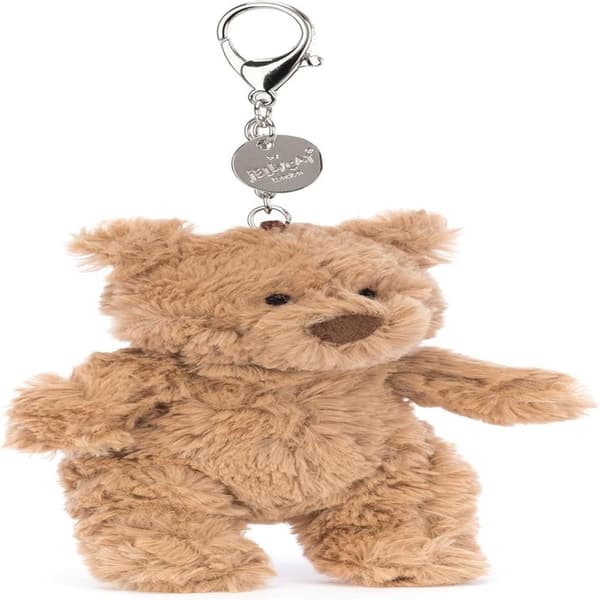 Jellycat Bartholomew Bear Väskberlock - L:5cm x B:6cm x H:12cm