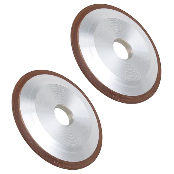 2 stk. PDX enkeltfaset slibeskive 100x10x20mm til bearbejdning 150#