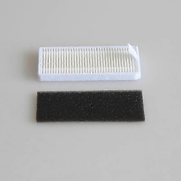 For Lefant M520/m501 reservedeler, vaskbare 4 Hepa-filtre + 4 sidebørster
