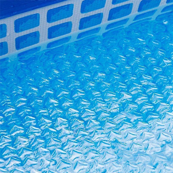 260x170cm Pooloverdækning Rektangulær Poolbobleoverdækning Isolering Støvtæt Canvas Pooltæppe Pool AC