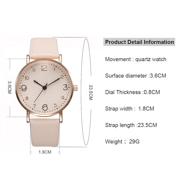 Bælteur Dame Fritid Studerende Quartz Dameur