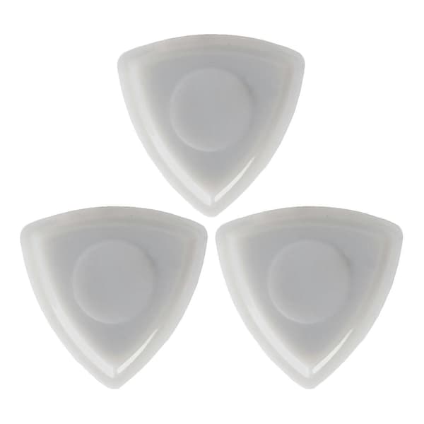 3 stycken LED-gitarrplektrum Ukuleleplektrum Halkfritt för gitarrnybörjare Presenter white light