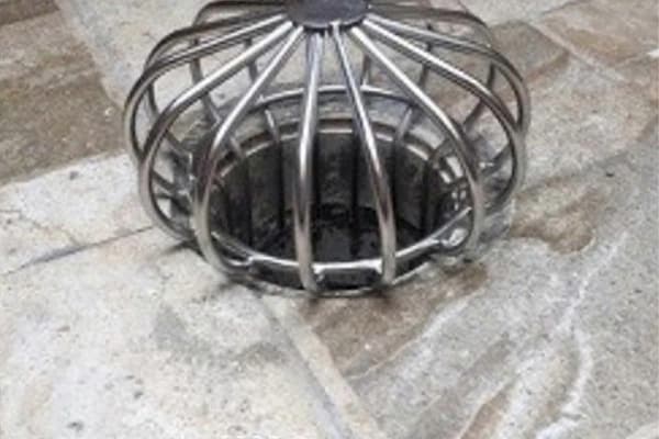 Takrennebeskyttelse Silnett Deksel Stopper Blader og Avfall Silver S