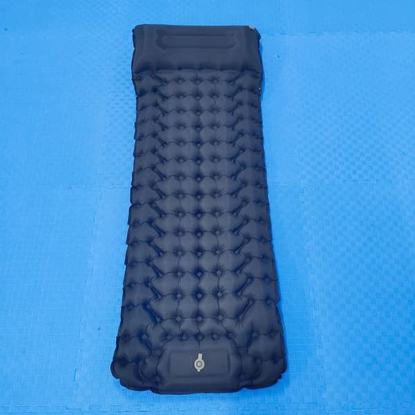 Self-Inflating Camping Mattress: Lightweight Double Sleeping Pad, Compact & Portable Black
