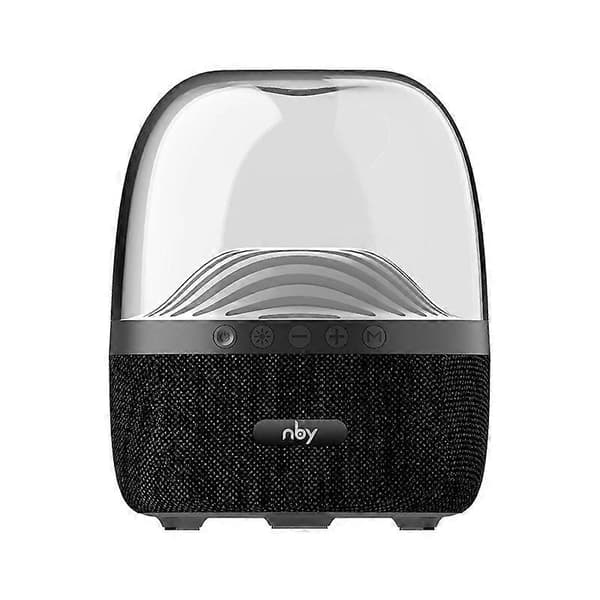 NBY 6680 värikäs valo 6D stereo langaton Bluetooth-kaiutin Black