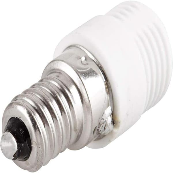 2-pack E14 till G9 Keramisk Sockeladapter för LED, Halogen, CFL Ljuskällor