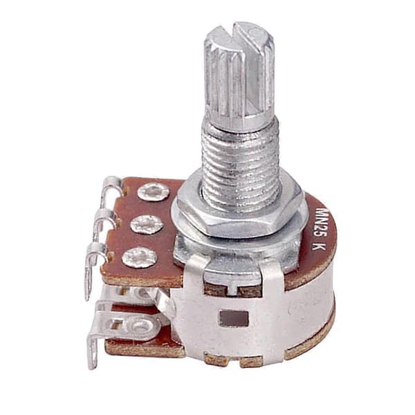 2-3-pack gitarrpotentiometer 18 mm axel ljudpotar för elgitarrbas 2 Pcs