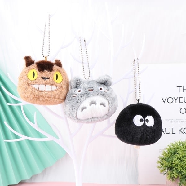 6. Sarja Anime Mini Totoro Pehmolelu Avaimenperä Lelu