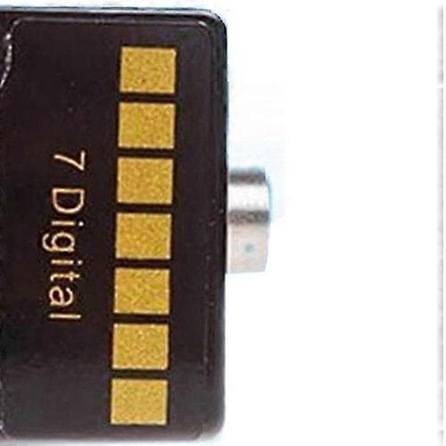 Mekanisk teller 7-sifret automatisk minneformteller Firkantet 9 cm